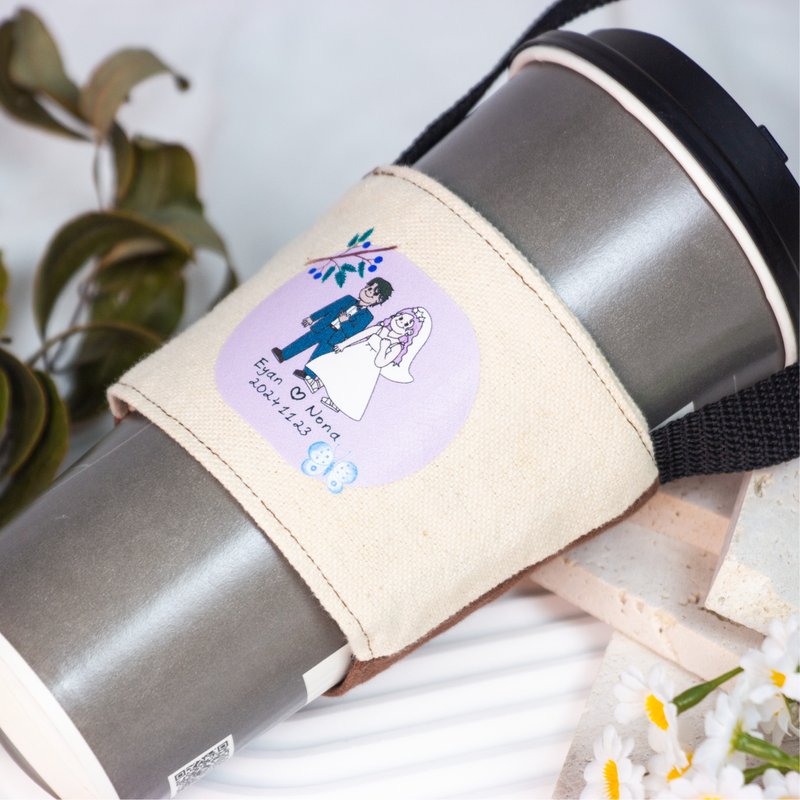 【定制婚礼晨袍礼盒】环保杯袋礼盒-晨袍+饮料提袋 - 居家服/睡衣 - 其他人造纤维 多色