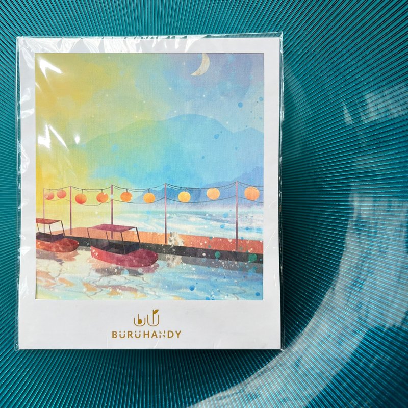 擦拭布/拭镜布/眼镜布/超细纤维/台湾风景系列-日月潭之美 - 眼镜盒/眼镜布 - 聚酯纤维 