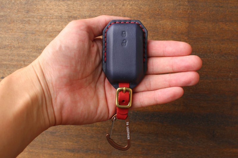 茶皮 铃木 SWIFT 汽车钥匙套 jb74 jb64  jimny 【 定制化】 - 钥匙链/钥匙包 - 真皮 