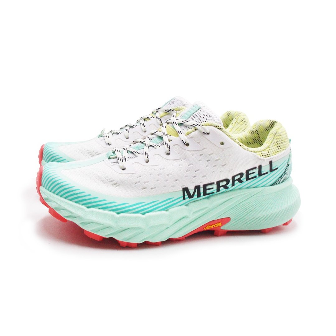 MERRELL AGILITY PEAK 5轻量户外越野慢跑运动鞋 女鞋-白绿色 - 女款运动鞋/球鞋 - 其他材质 