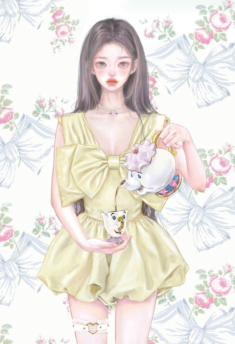 belle - 贴纸 - 纸 多色