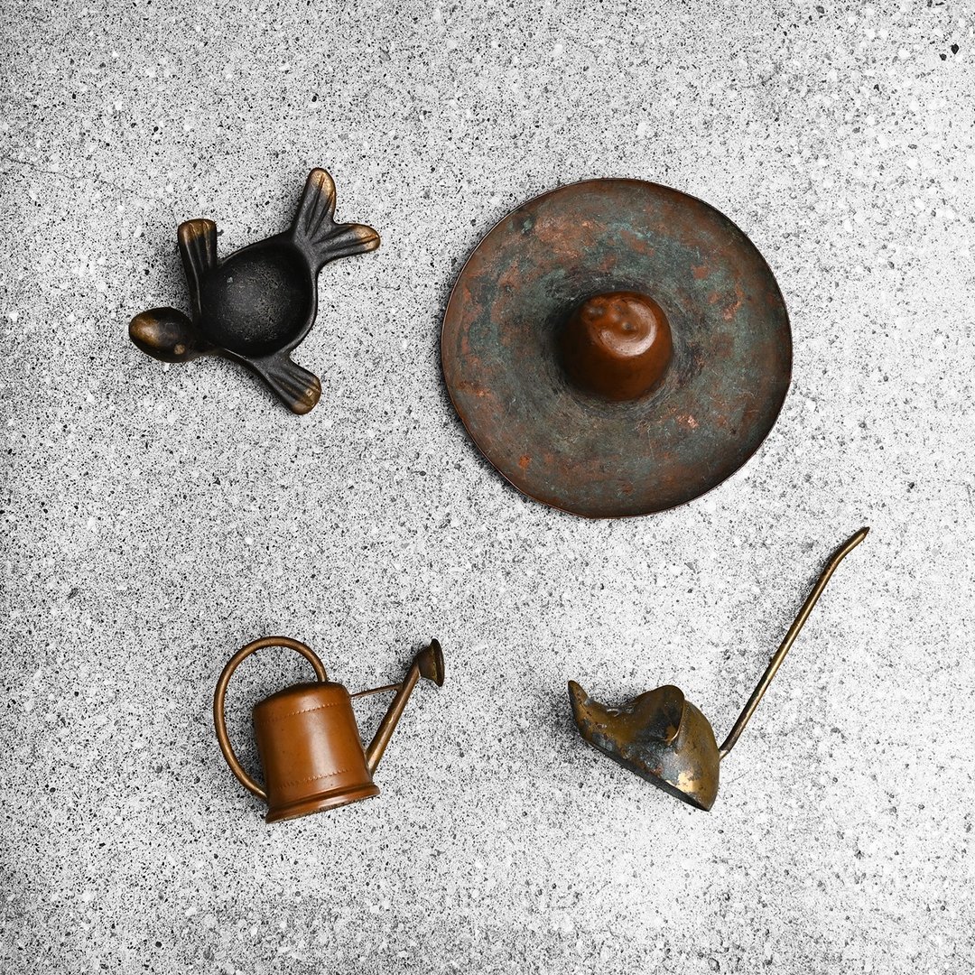 Vintage 古董欧洲铜器 / 古董收藏、古董老物、美国旧物 - 其他 - 其他金属 金色