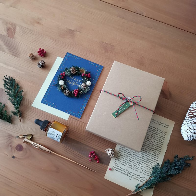 为你写一封信 |手作万用卡 | 2025圣诞限定 | 购买有赠品 - 卡片/明信片 - 植物．花 绿色