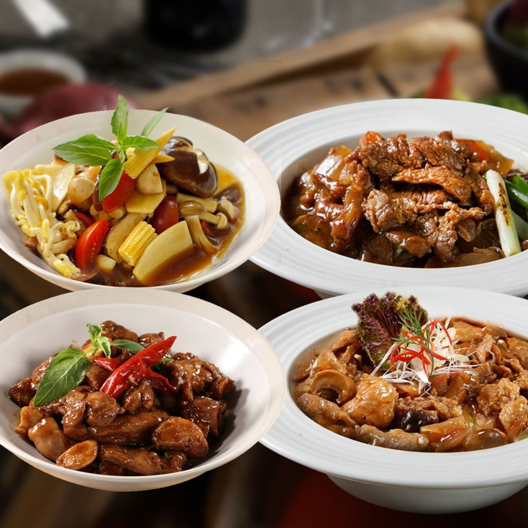 【包邮组】【汉典食品】 台式料理包8入组(三杯鸡、葱爆牛、里肌 - 熟食小吃 - 其他材质 白色