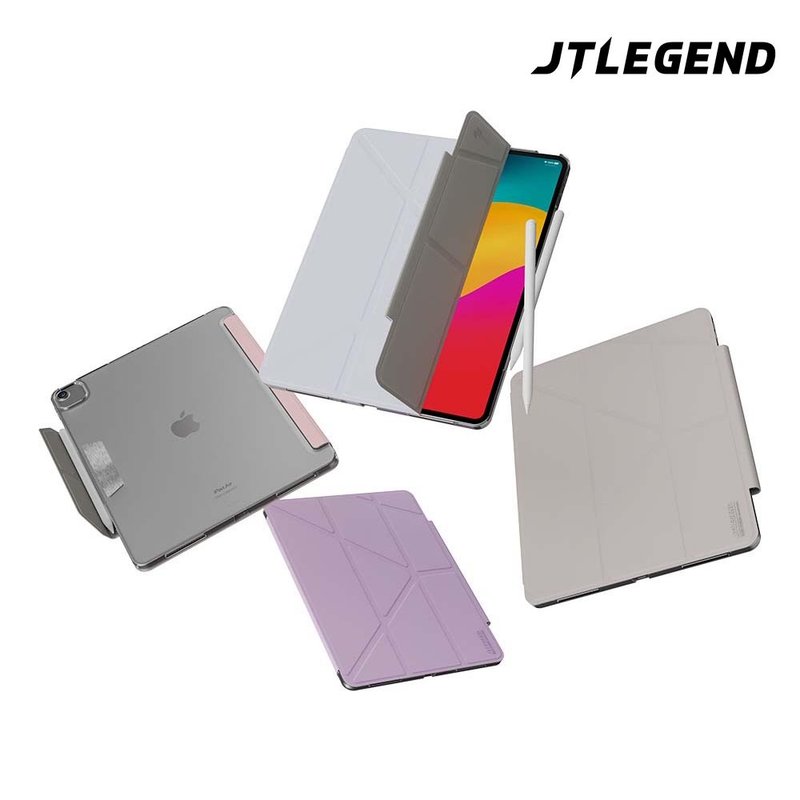 JTLEGEND 2024 iPad Air 13寸 Ness Pro相机缓存防泼水布纹保护壳 - 平板/电脑保护壳 - 硅胶 多色
