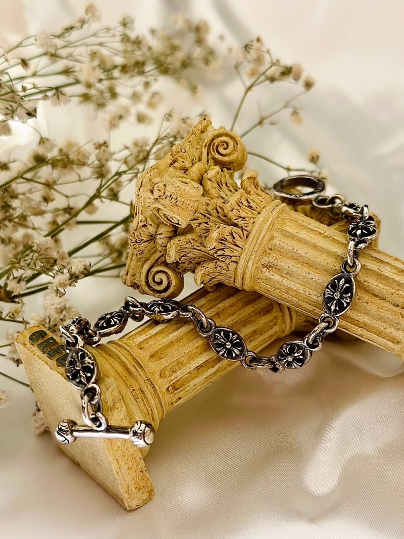 【巴洛克系列】信念/手链/银 - 手链/手环 - 纯银 银色