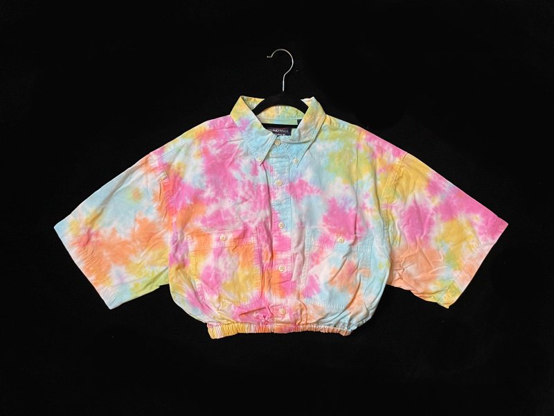 REGETHER 古着改制 缩腰手染衬衫 ROUNDTREE&YORKE - 女装衬衫 - 棉．麻 多色