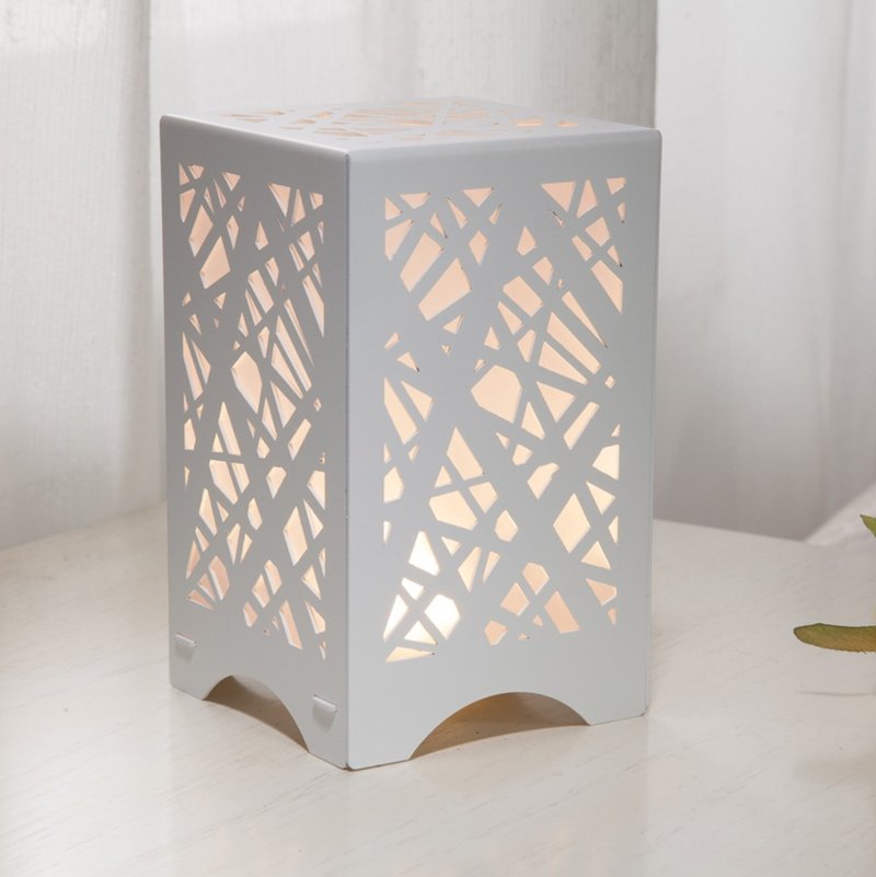 【OPUS东齐金工】文创USB小夜灯-夜光灯巢(优雅白)白黄七彩光任选 - 灯具/灯饰 - 其他金属 白色