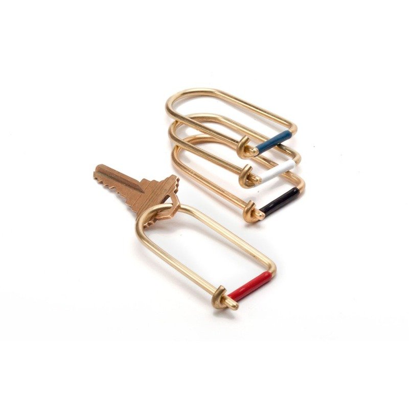 Wilson 黄铜瓷釉钥匙圈 - Craighill - 钥匙链/钥匙包 - 其他金属 