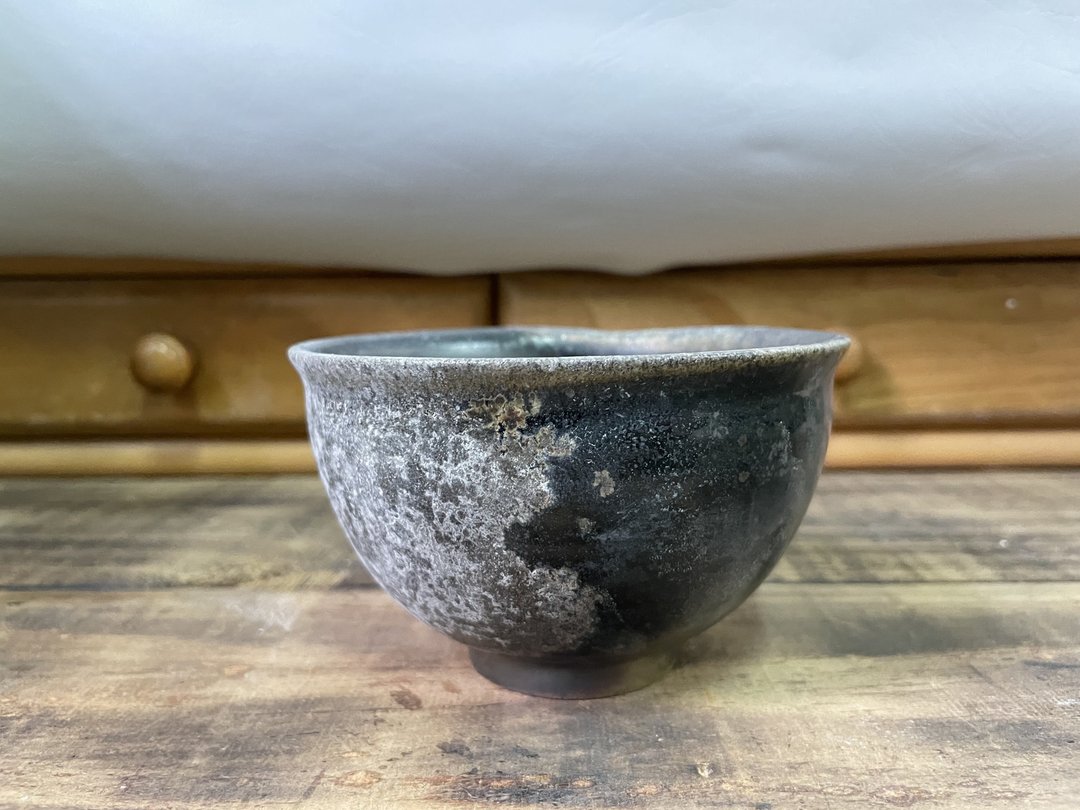 茶碗/柴烧/火痕/落灰/手工/金彩/杨博戎 - 碗 - 陶 