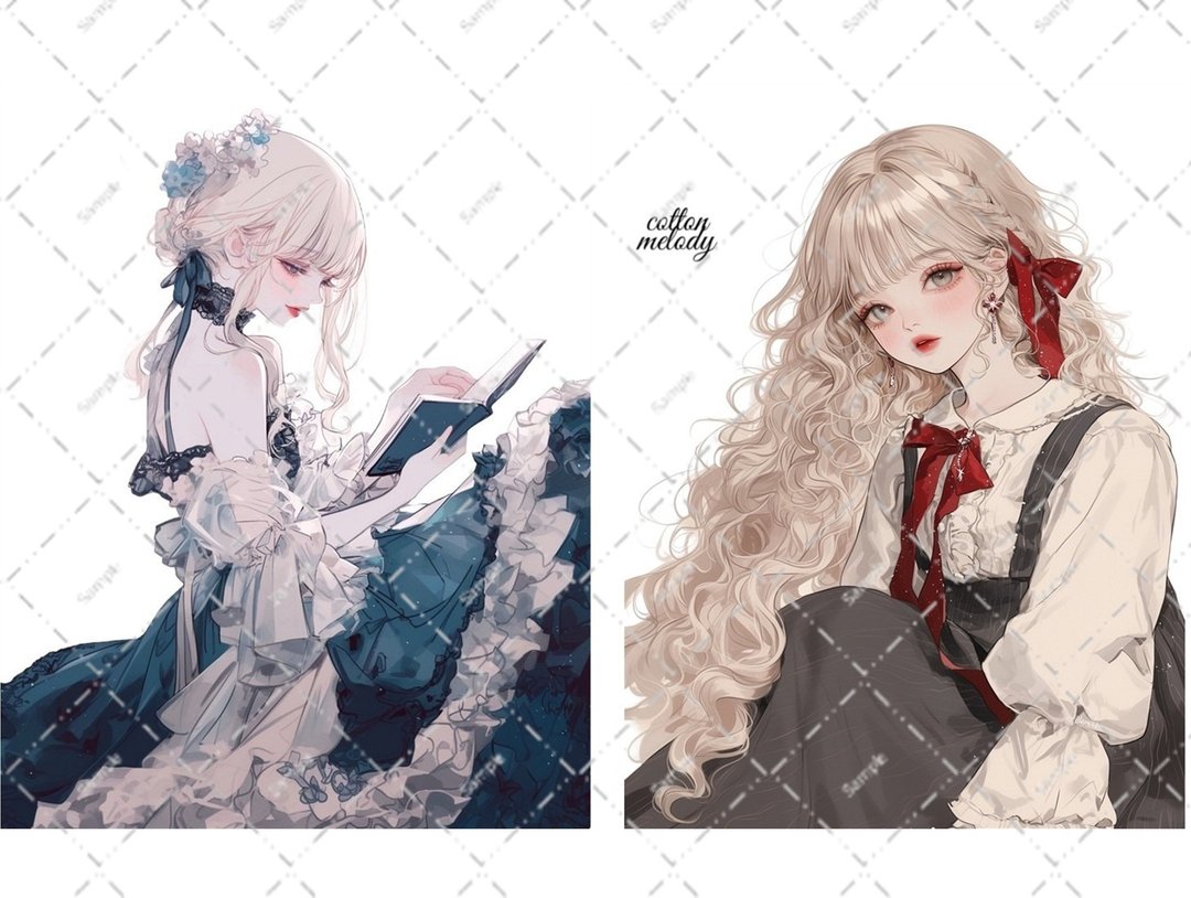 原创贴纸 no.6623 人物贴纸 原创贴纸 人物贴纸 女孩贴纸 原创人物贴纸 - 贴纸 - 纸 