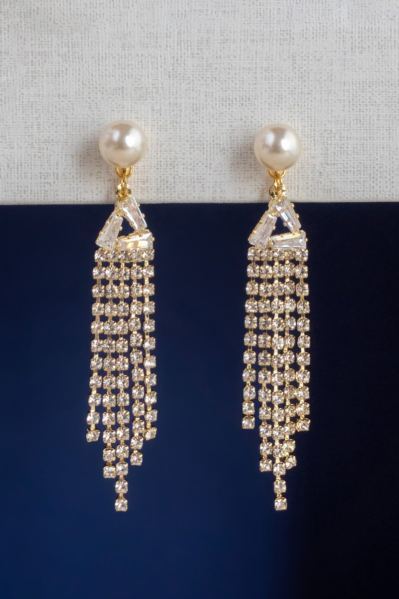 SL 玥夹式耳环- AQ227 - 耳环/耳夹 - 其他金属 