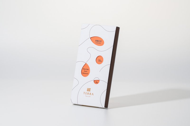 TERRA 单一产区70%黑巧克力 - 哥伦比亚 - 巧克力 - 新鲜食材 咖啡色