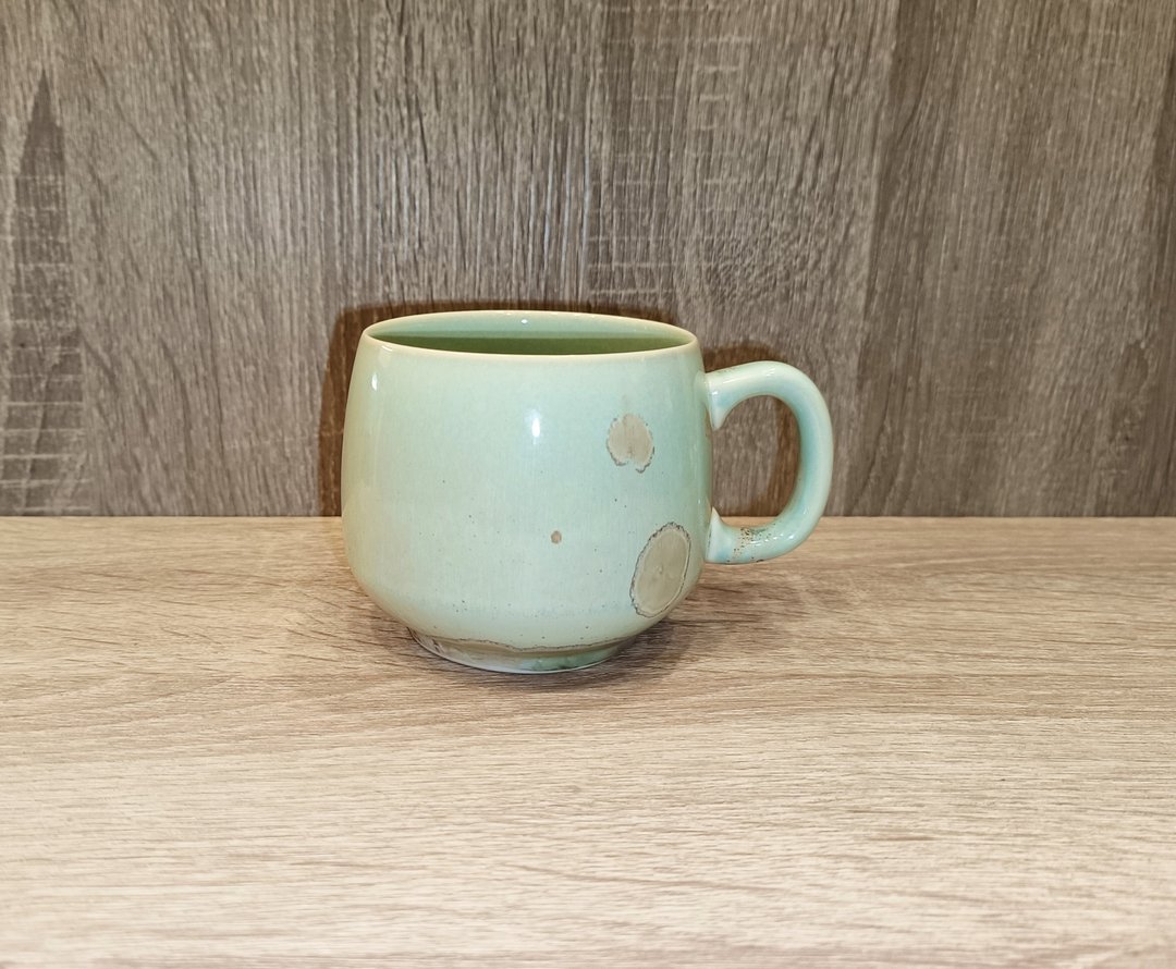 绿结晶釉 - 手作马克杯 - 莺歌李玟睿 - 咖啡杯/马克杯 - 陶 