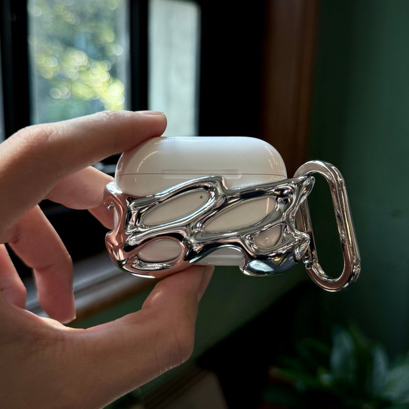 panq's 耳机壳 Bapca AirPods Pro Case 01 镀银 - 耳机收纳 - 树脂 银色