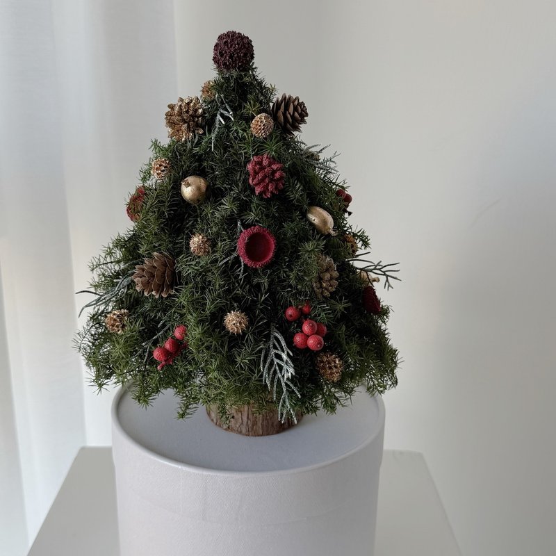 SEE 看见花艺设计|圣诞节|永生雪松 |圣诞树|闪耀圣诞雪松圣诞树 - 干燥花/捧花 - 植物．花 