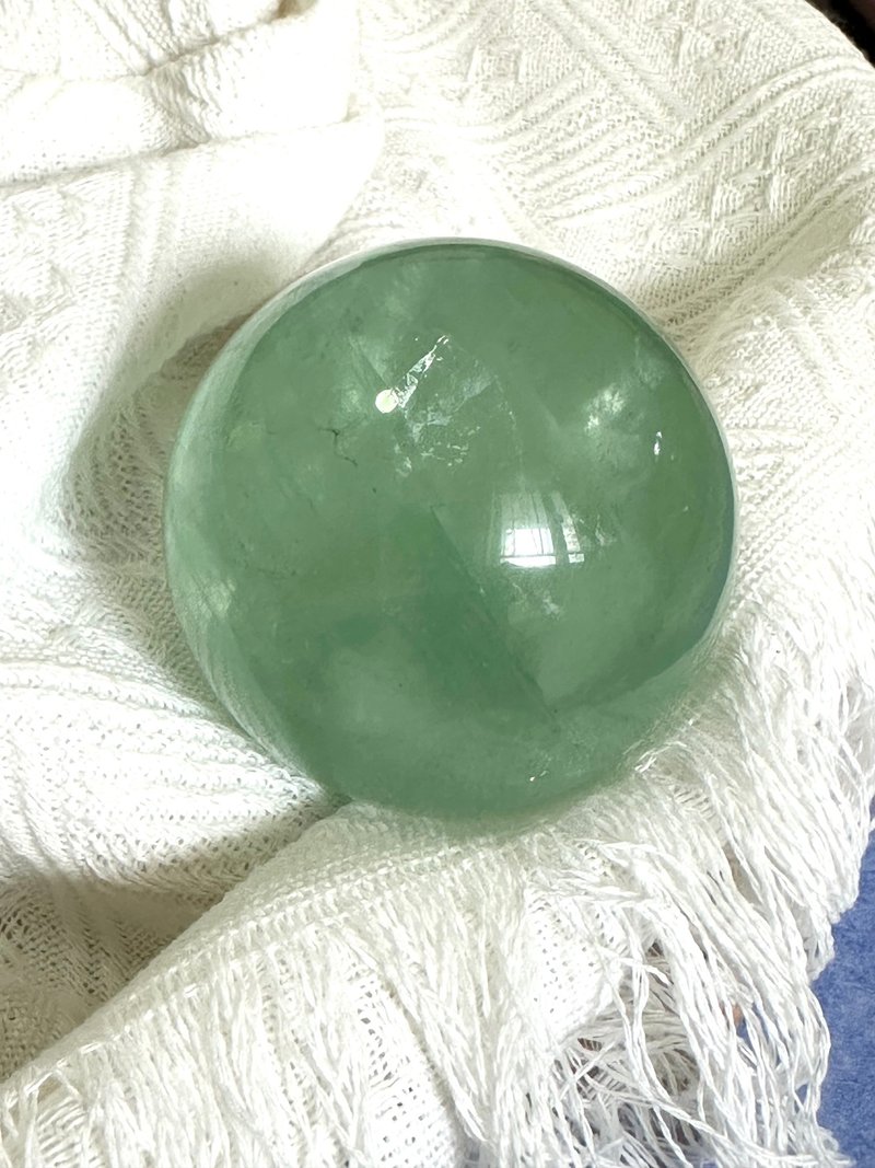 Crystal.EAA 绿萤石 水晶球 78mm - 摆饰 - 水晶 绿色