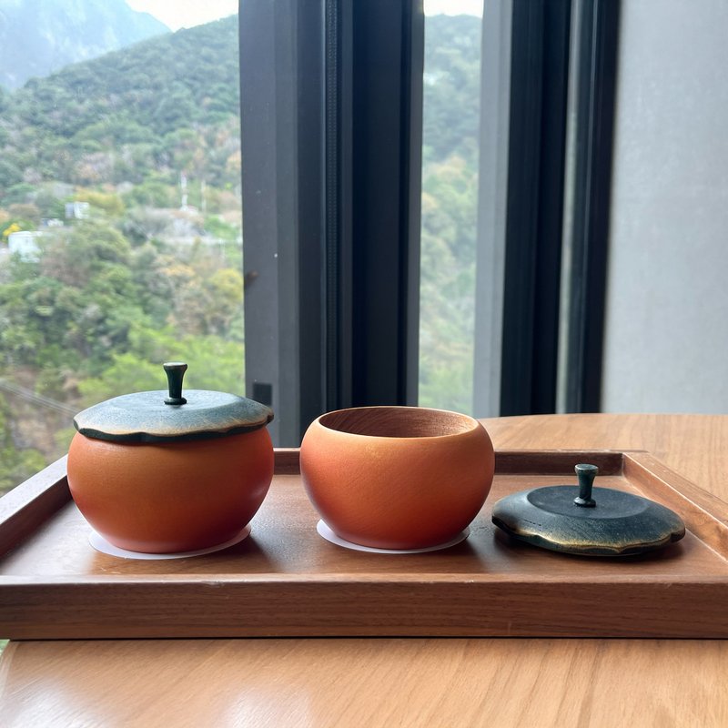 好柿 (木制收纳盒) - 收纳用品 - 木头 橘色