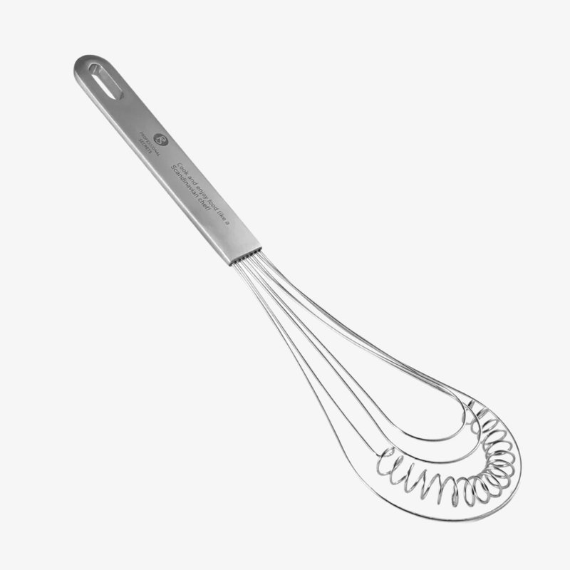 主厨搅拌器 不锈钢 33CM 手持打蛋器/螺旋/气球型搅拌器 - 餐刀/叉/匙组合 - 不锈钢 银色