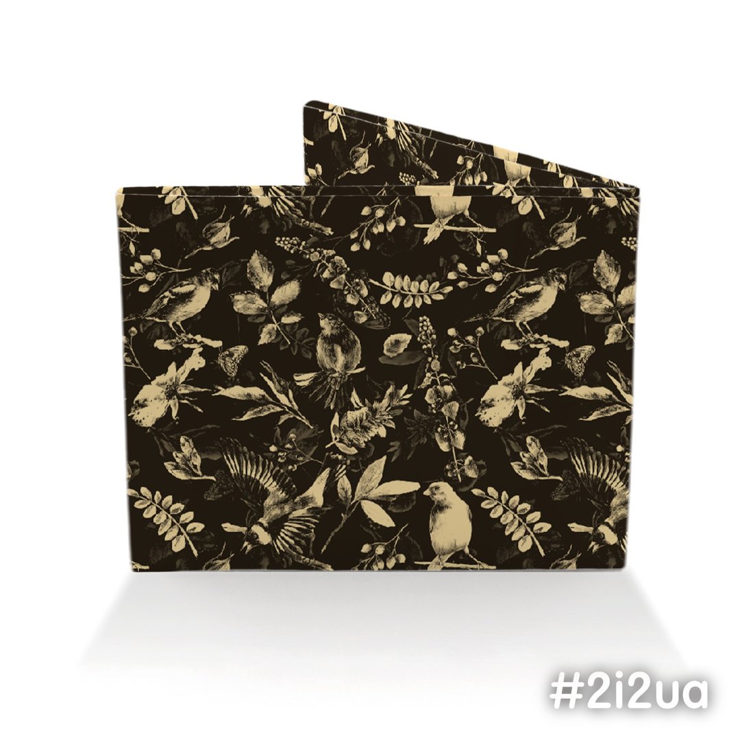 Tyvek Paper Slim Wallet, Birds vintage, tyvek wallet - 皮夹/钱包 - 其他材质 多色