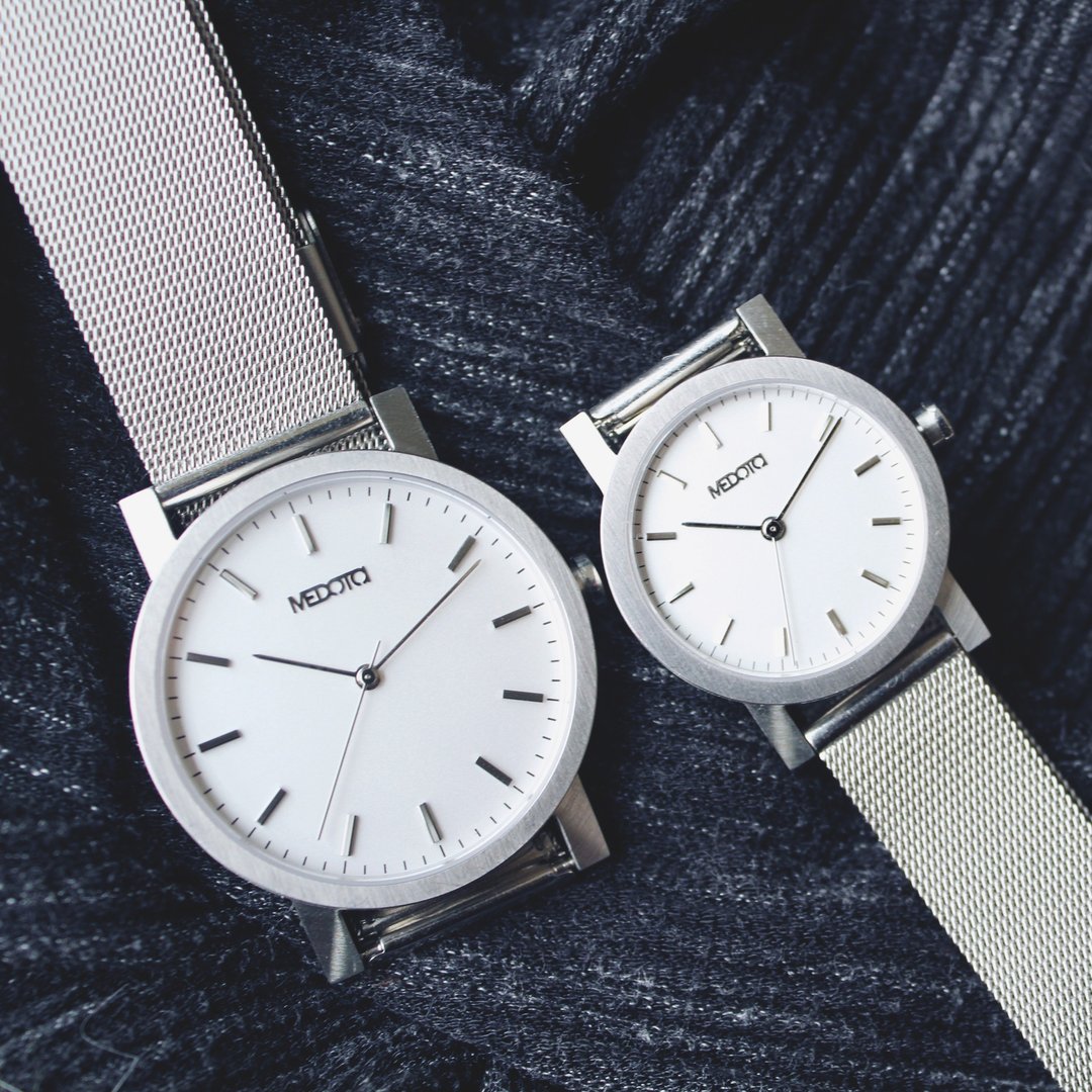 MEDOTA Minimalism Art 极简轻薄Umbra系列手表 - 对表/情侣表 - 不锈钢 多色