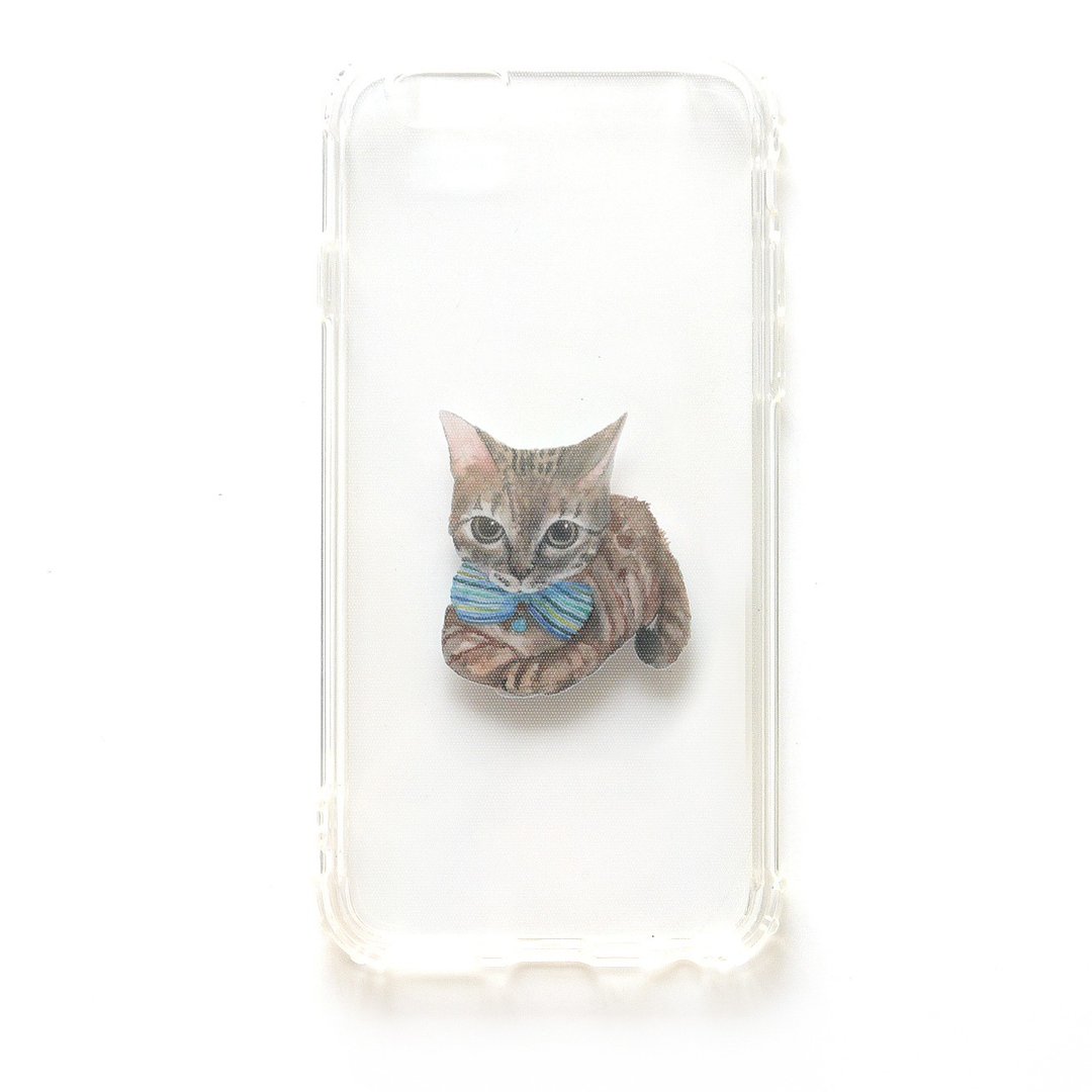 虎斑猫 - 手机壳 | TPU Phone case 防摔 空压壳 | 可加字设计 - 手机壳/手机套 - 橡胶 透明