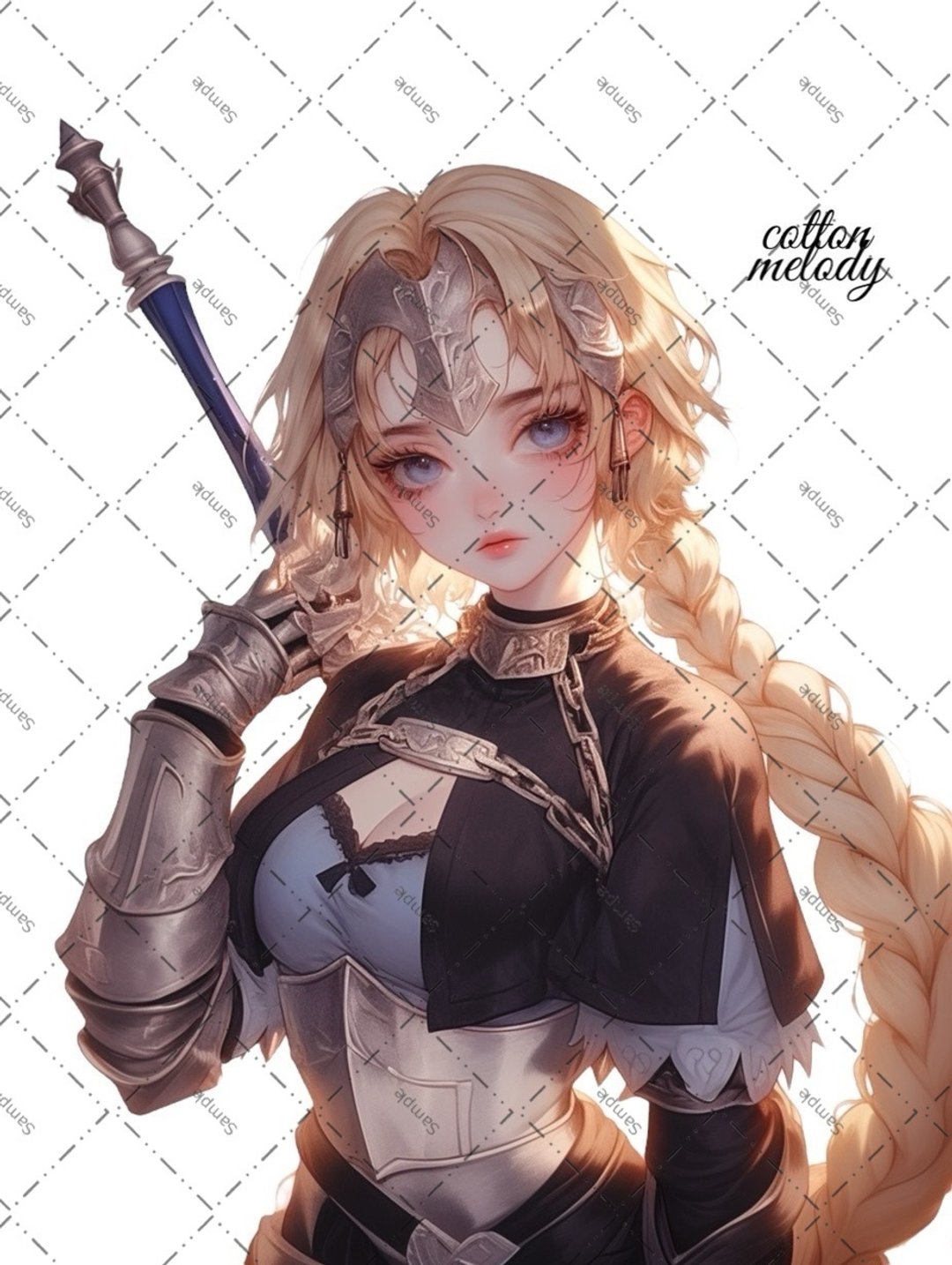 original sticker no.1808 人物贴纸 原创贴纸 原创人物贴纸 装饰贴纸 cotton melody - 贴纸 - 纸 