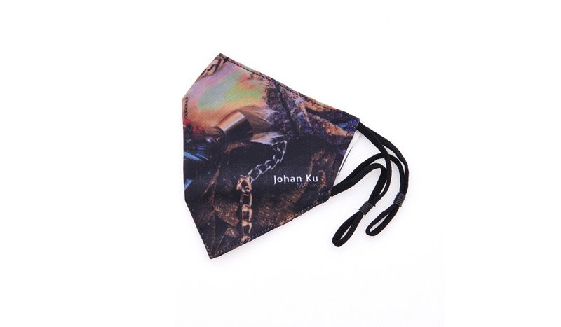 Johan Ku Mask - 013_Slade_01- 蚕丝内里布口罩/口罩套 - 口罩 - 丝．绢 黑色