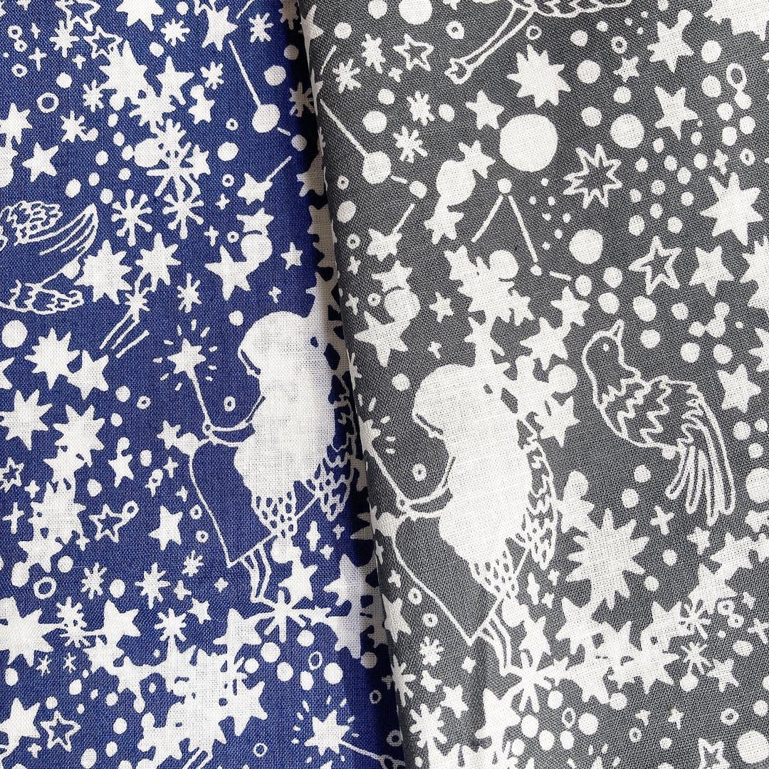 Online order period 3 / 25-31  50cm sale ・ Kyoto hand-printing ・ 1 piece 50cm t - 编织/刺绣/羊毛毡/裁缝 - 棉 蓝色