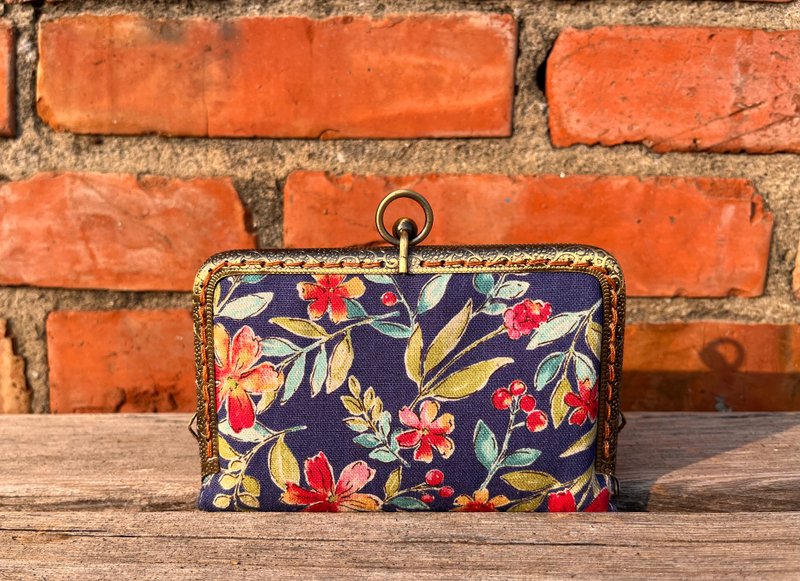 缤纷花彩 • 手作口金短夹 • 卡片夹 • 小物夹 • 零钱包 - 皮夹/钱包 - 棉．麻 多色