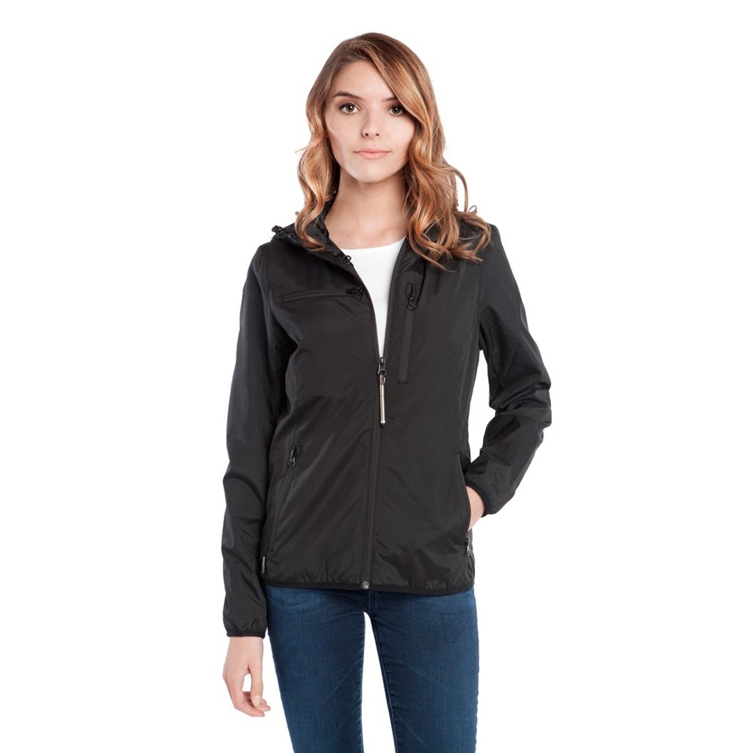 BAUBAX WINDBREAKER 多功能防风型外套(女)-黑 - 女装西装外套/风衣 - 防水材质 黑色