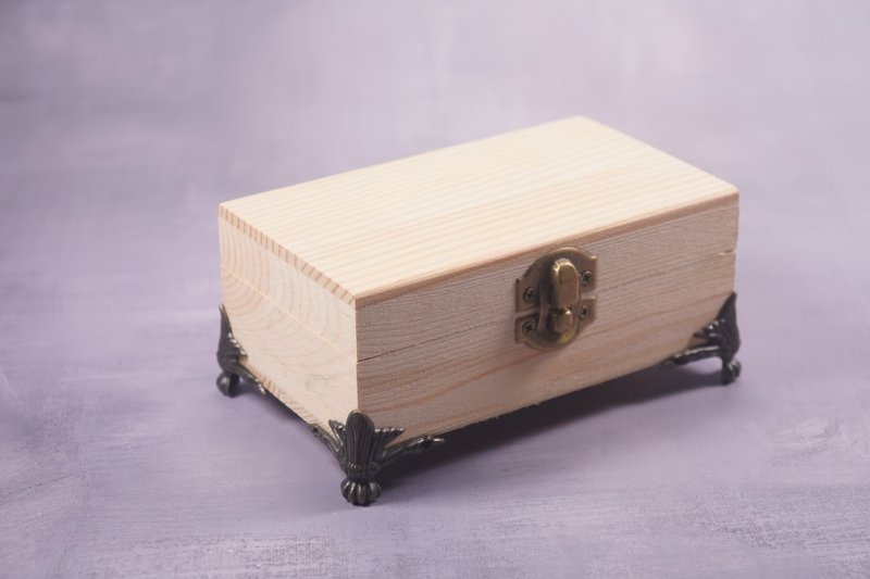 圣诞特卖原木DIY高脚收纳盒 - 零件/散装材料/工具 - 木头 卡其色