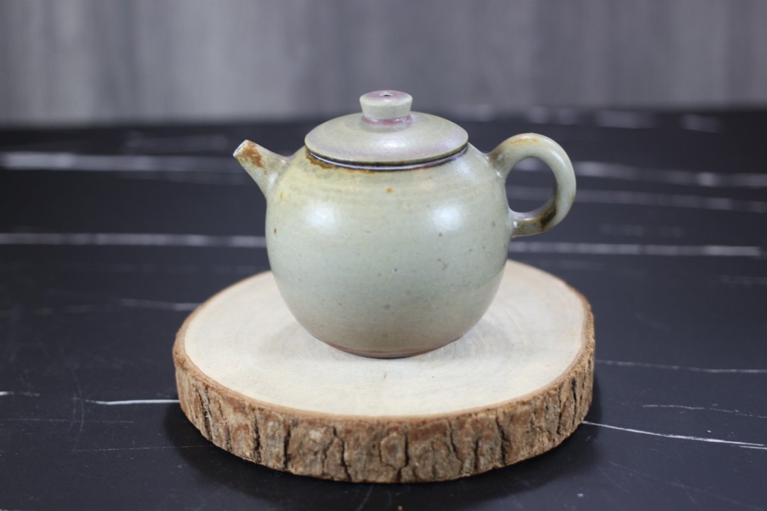 【沐春生活】柴烧钧窑 手拉坯茶壶 名家叶敏祥手工作品 - 茶具/茶杯 - 瓷 