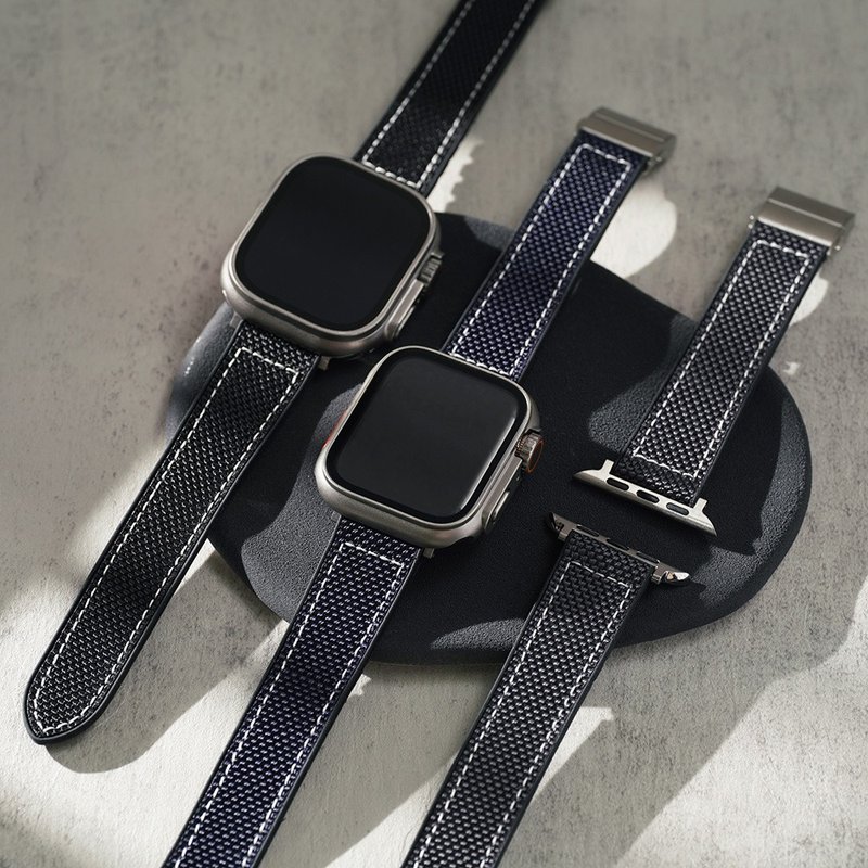 Apple watch - 车线简约防水帆布 苹果表带 - 表带 - 其他材质 