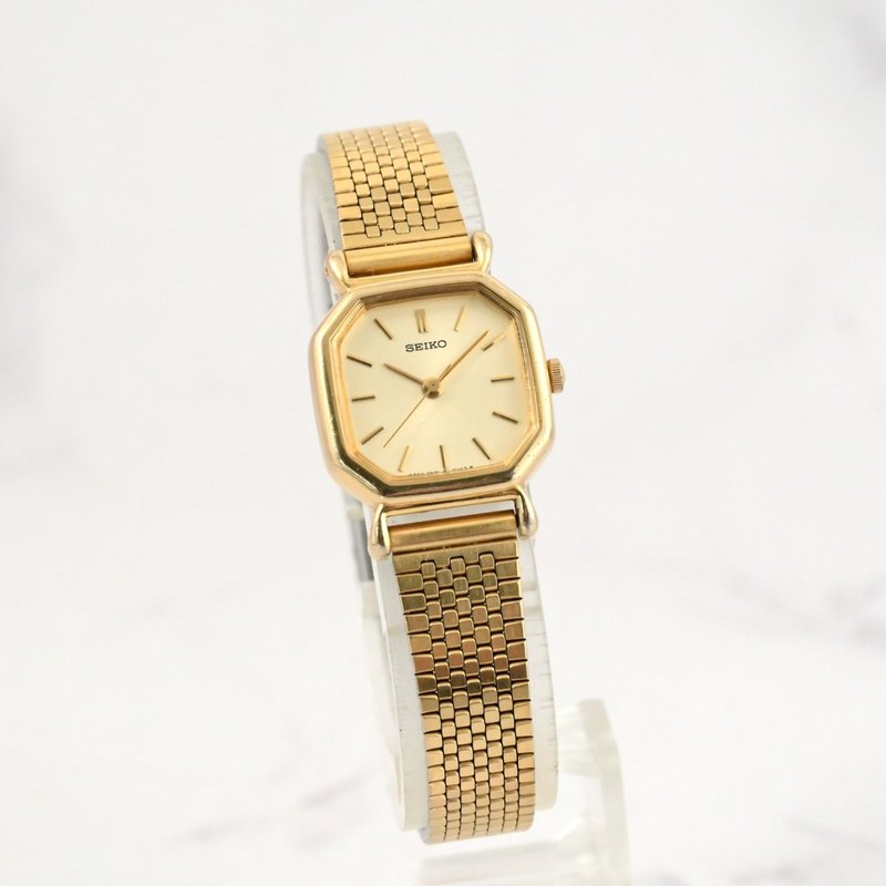 SEIKO 女仕腕表 石英表 金色 4N21-5022 手表 古董表 日本直送 - 女表 - 不锈钢 金色