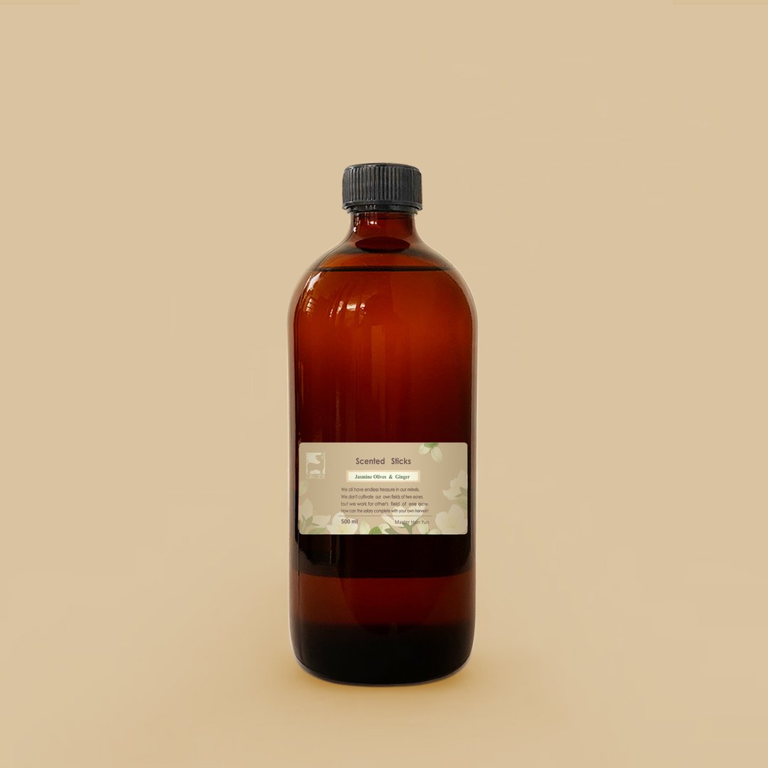 【GIN-GER】茉莉姜芬扩香补充瓶 500ml - 香薰/精油/线香 - 精油 