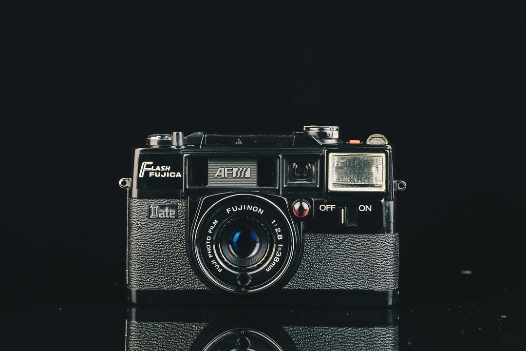 FUJICA FLASH AF DATE #7559 #135底片相机 - 相机 - 其他金属 黑色