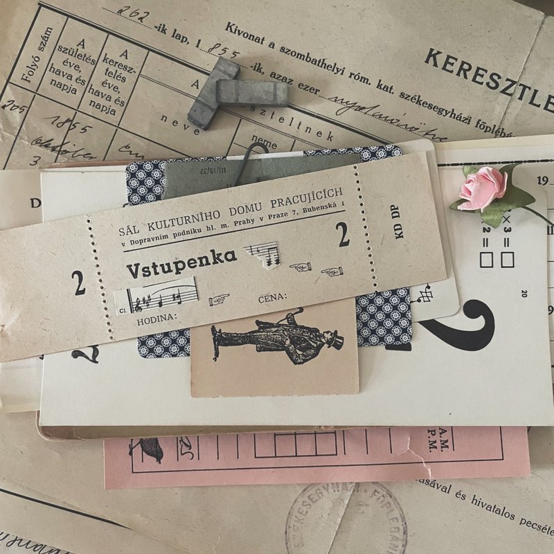 铅字印章 2个一组 - 印章/印台 - 其他金属 