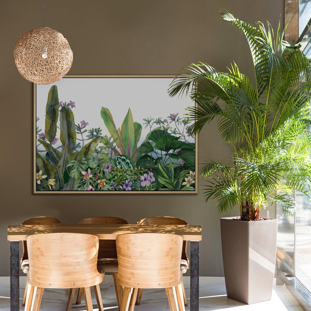 热带之韵-水彩感手绘插图挂画/植物装饰画//客厅布置/客厅挂画 - 海报/装饰画/版画 - 其他材质 绿色