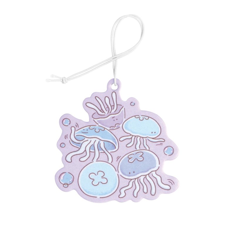 居家香氛 / 动物图案香氛片 - 海月水母皂香香氛片 - 香薰/精油/线香 - 纸 