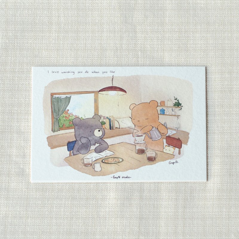 明信片海报喜欢看你做你喜欢的事我2023年收藏 - 卡片/明信片 - 纸 白色