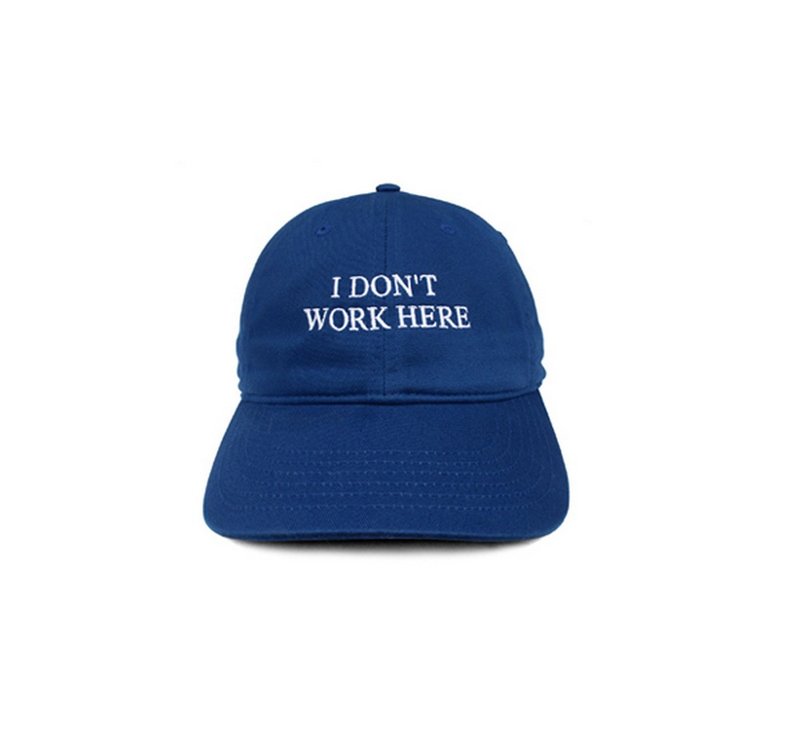 IDEA Sorry I Don't Work Here Hat我不在这里上班帽款(四色) - 帽子 - 其他材质 多色
