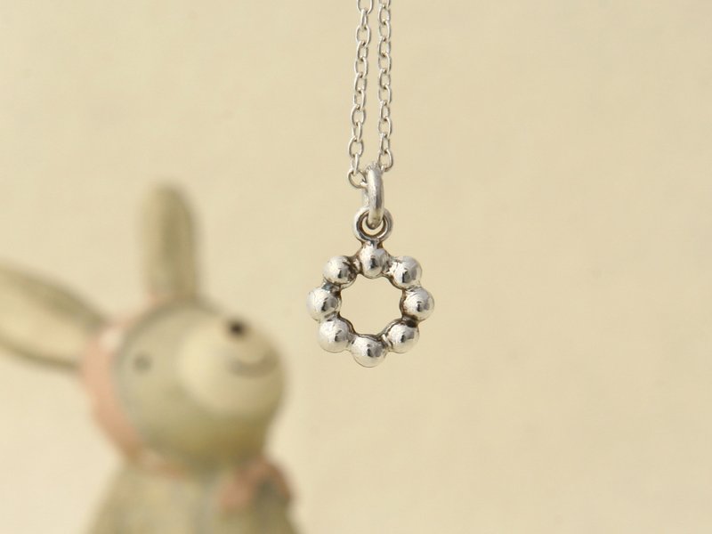 My Sweetie - 波堤/波提甜甜圈 - 颈链 - 其他金属 白色