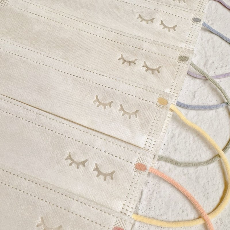 MaskUP 台湾制医疗口罩 | 绵绵云六色耳绳系|30 入独立包装 - 口罩 - 其他材质 多色