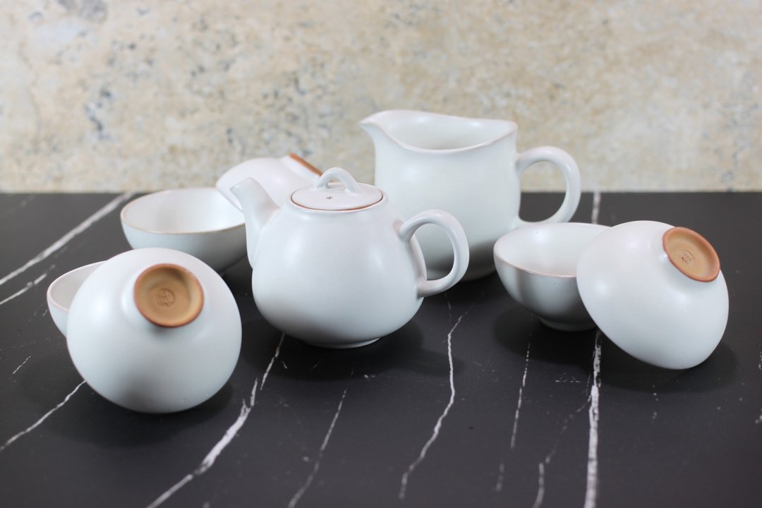 【钟声响起】祥亿窑 负离子 茶具组 一壶一海六杯 - 茶具/茶杯 - 陶 