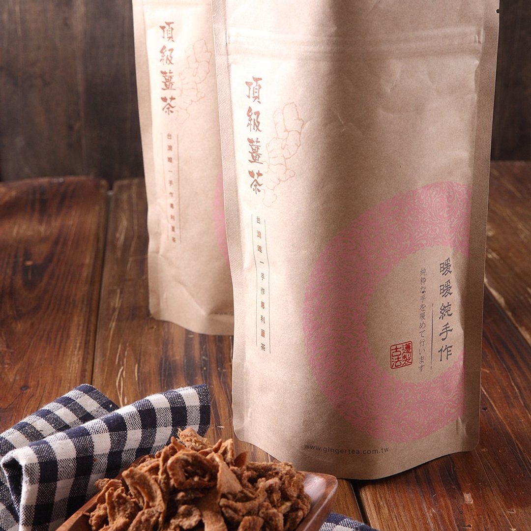 【暖暖纯手作 X 港澳包邮福袋】新年超值姜茶福袋--共4袋+切片红枣干1罐 (赠~狗年旺来红包袋) - 蜂蜜/黑糖 - 新鲜食材 