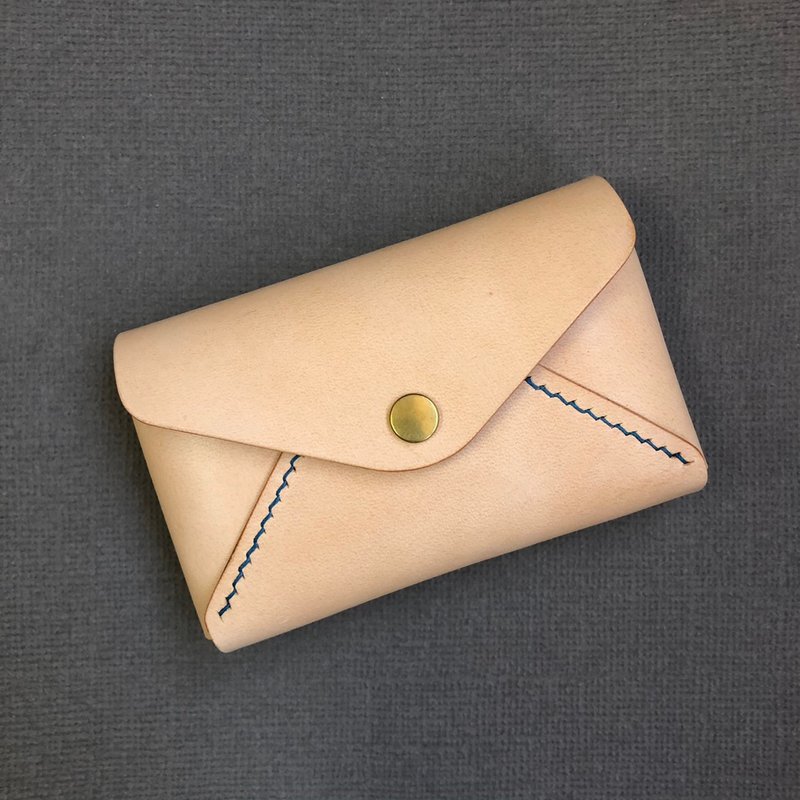 大容量名片夹 手工皮件 缝线可选色 - 名片夹/名片盒 - 真皮 