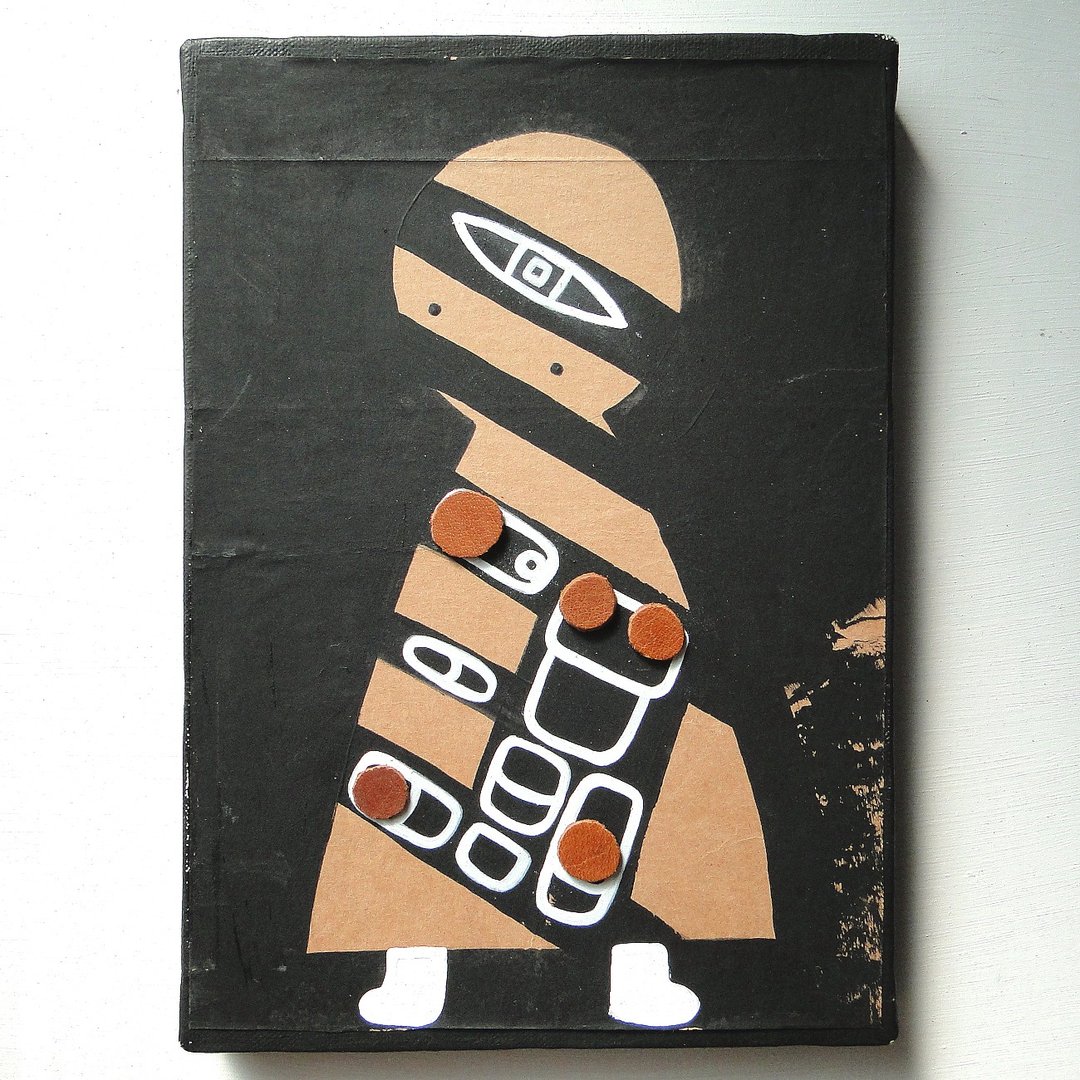 Damage Series Original Canvas No14 - 海报/装饰画/版画 - 纸 黑色
