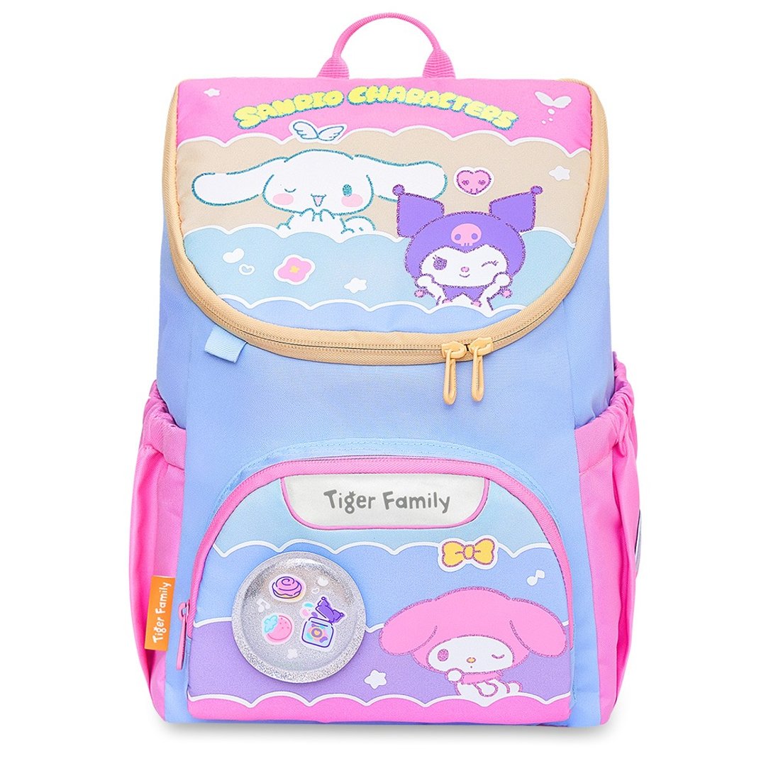 新品 三丽鸥联名 童趣幼儿园书包 - 点心派对 可放 A4 护脊透气背垫 - 后背包/双肩包 - 聚酯纤维 多色