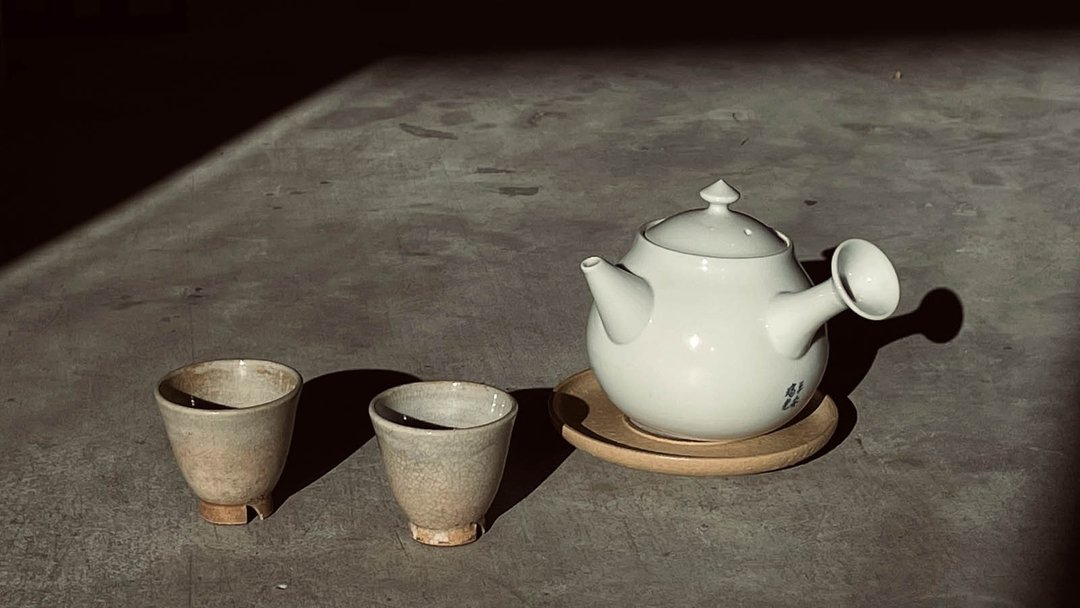 【日本古美术】平安瑞光 白瓷横手急须 茶壶 - 茶具/茶杯 - 瓷 